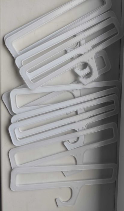 Nowe wieszaki na garderobę ubrania spodnie 10 sztuk