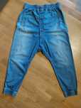 Bershka Jeansy szarawary buggy Bawełna r.L 40.Niebieskie na gumce Napy