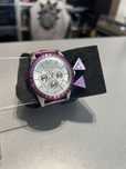 Zegarek Damski Guess W13582L4 fioletowy + Kolczyki