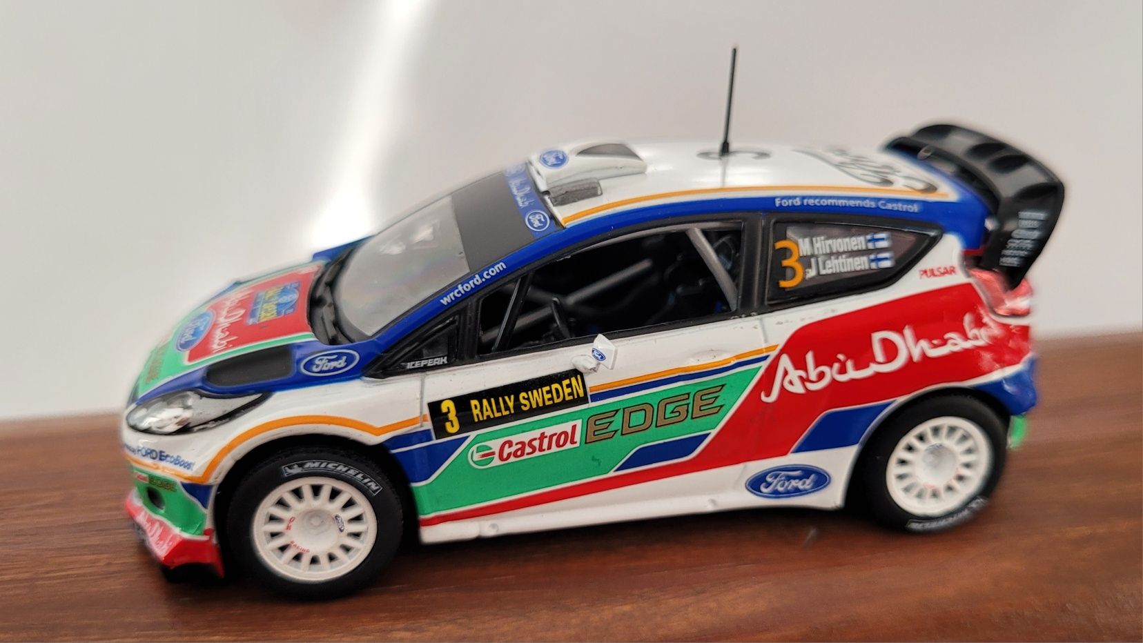 Ford Fiesta WRC rajdowy model w skali 1:43