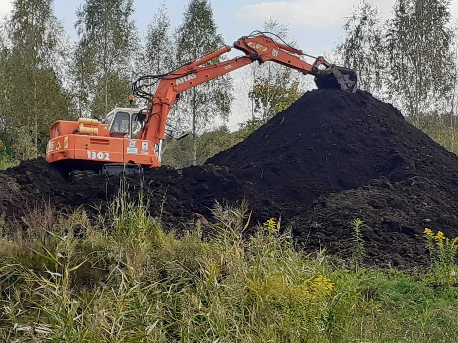 Kruszywa piasek żwir czarnoziem Olsztyn pospółka gruz ziemia ogrodowa