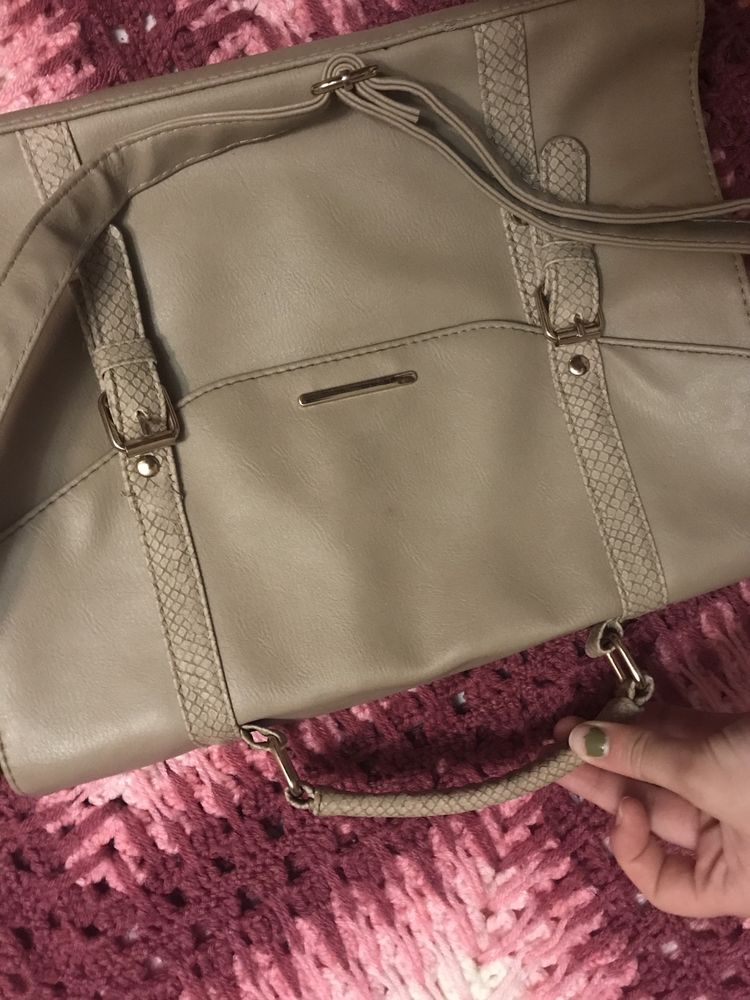 mala / bolsa primark beje