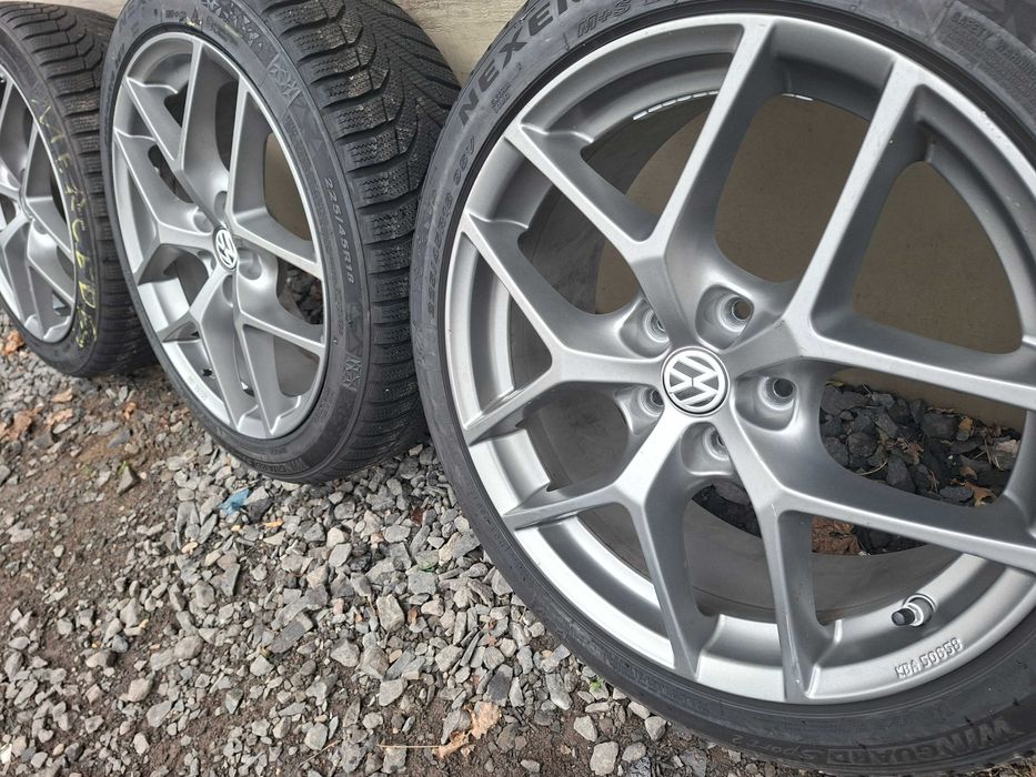 [K113] KOŁA ZIMOWE,ALUFELGI 18'' 5x112 SKODA SuperB,VW Passat B8,T-Roc