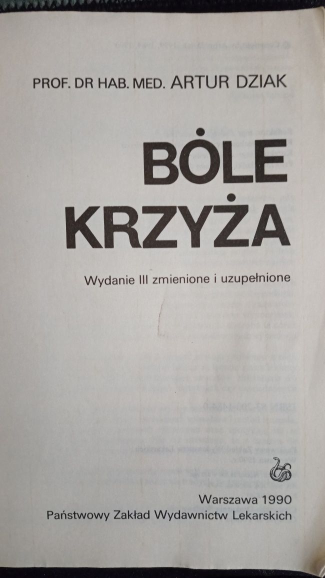 Bóle krzyża - Artur Dziak