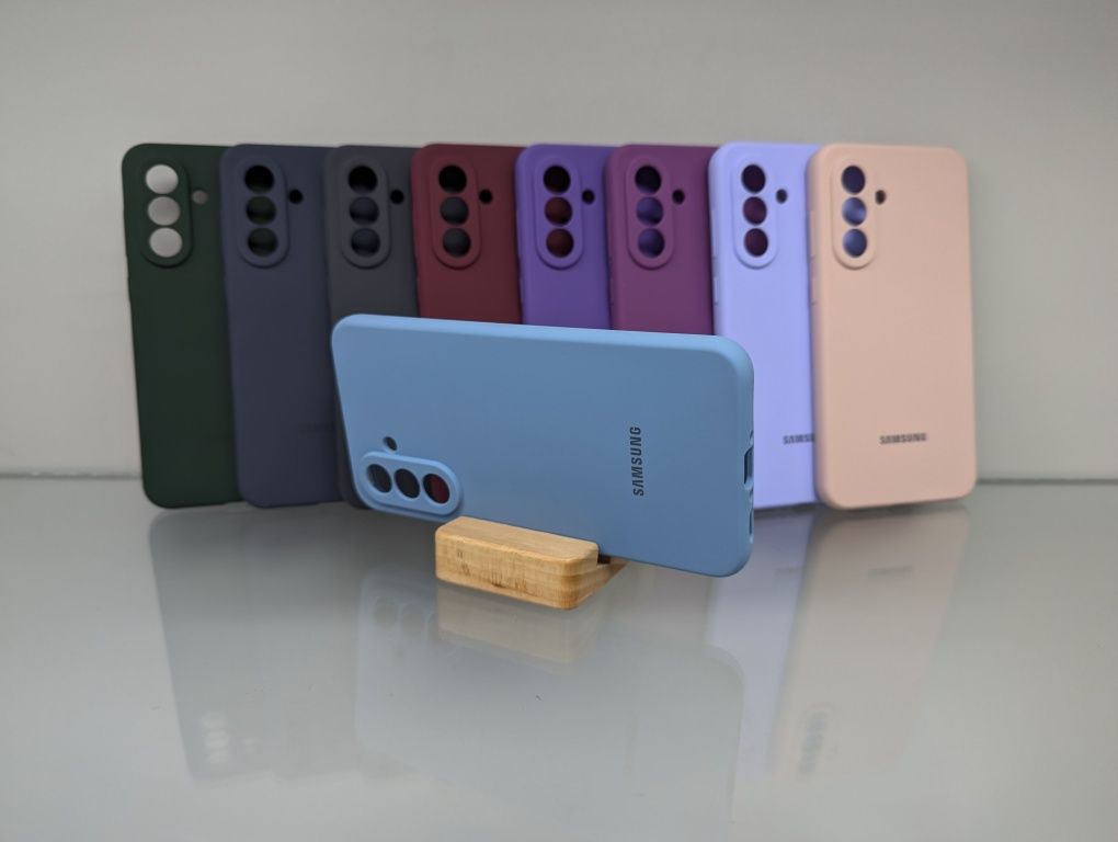 Топ! Samsung A56 Премиум софт тач с логотипом чехол чохол