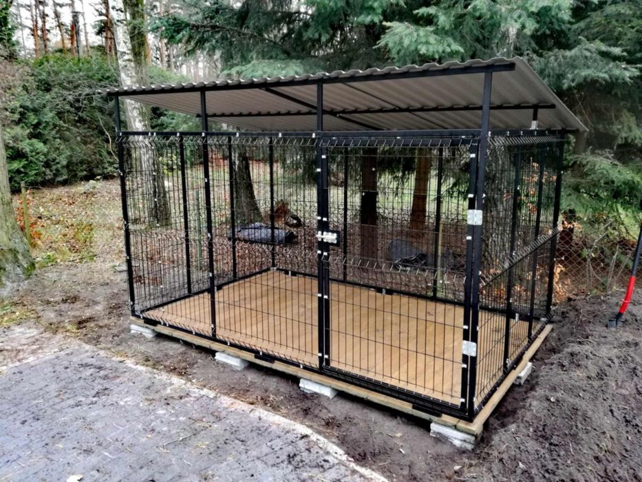 Klatki I Kojce dla Psów Kojec Boks 3x2m Stalowy