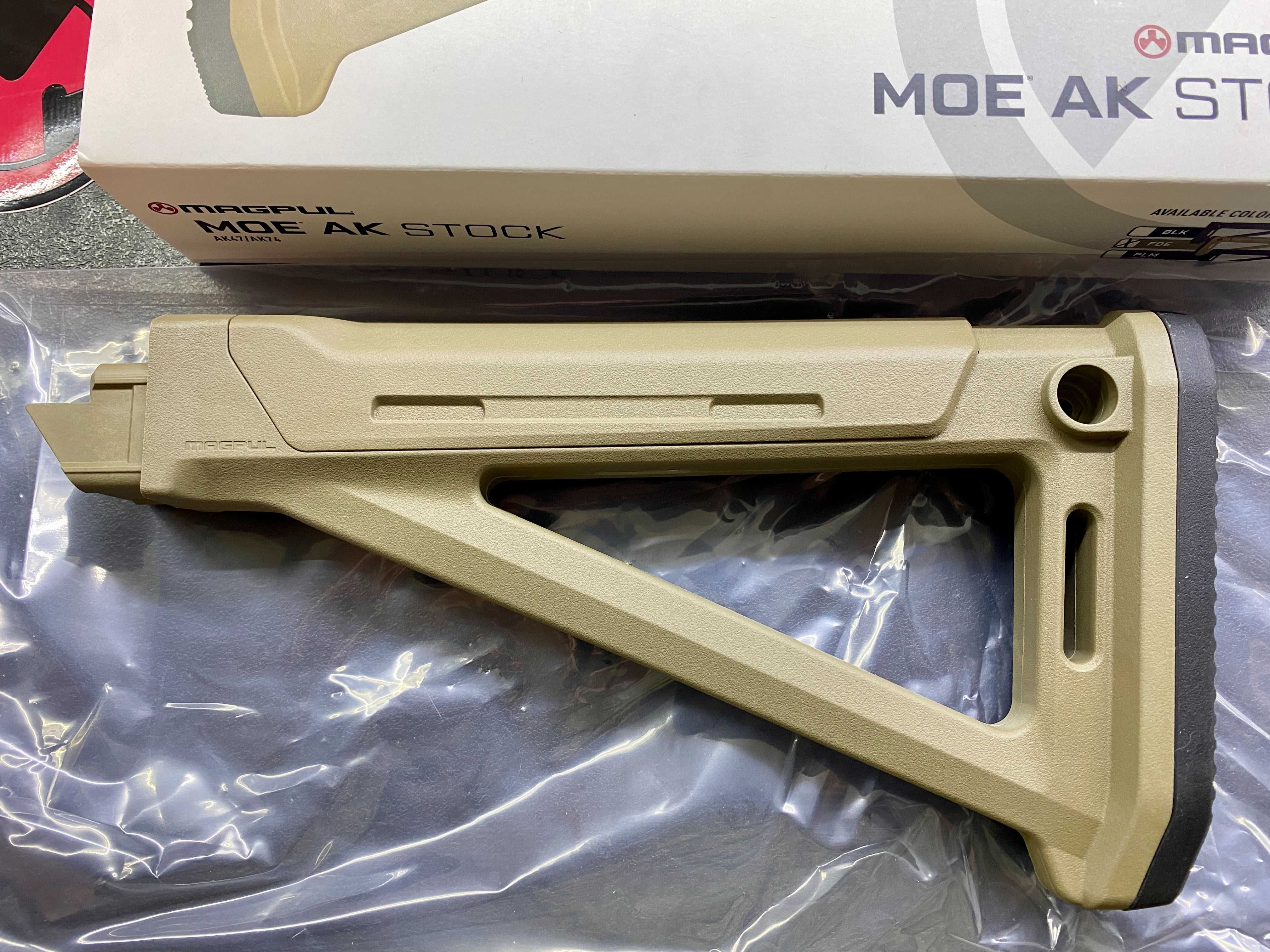 Приклад Magpul MOE AK для AK-47/AK-74. Під QD. Оригінал.FDE або чорний