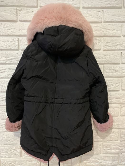 Крута двохстороння курточка парка на зиму непромокаюча тканина