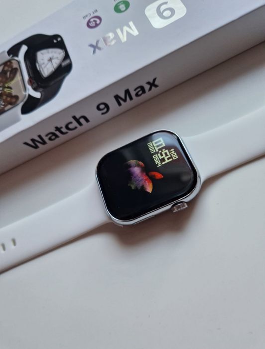 Watch 9 max, 4 generacji, pełny komplet