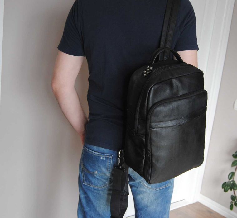 Чоловічий шкіряний рюкзак Max / кожаный мужской рюкзак