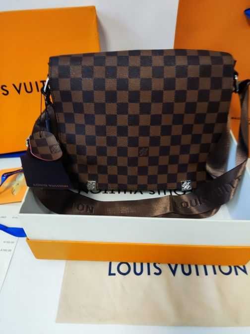 LOUIS VUITTON męska torba Listonoszka, skóra 410866