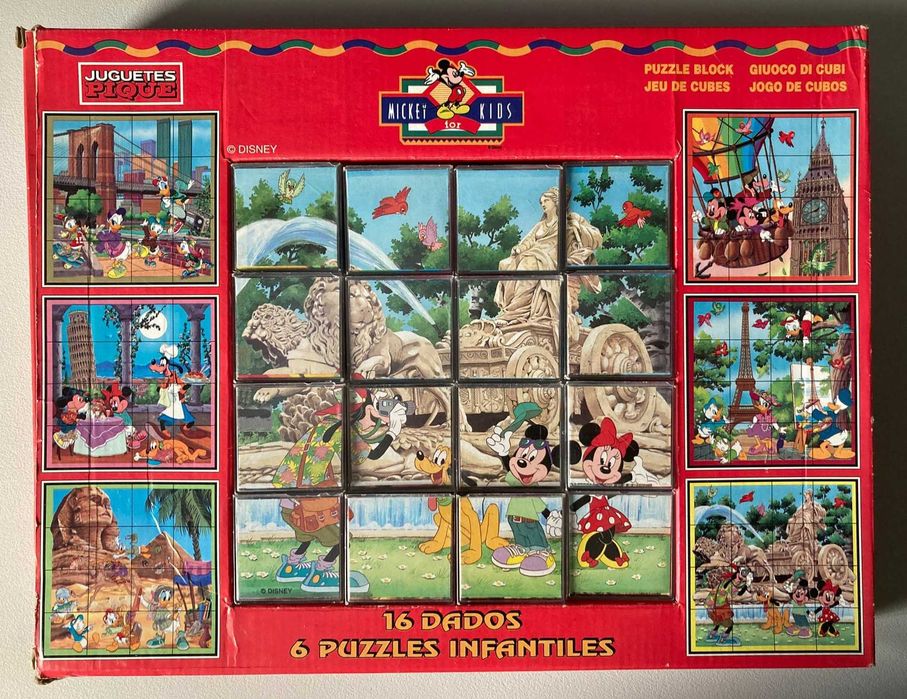 Puzzles de Cubos Mickey For Kids