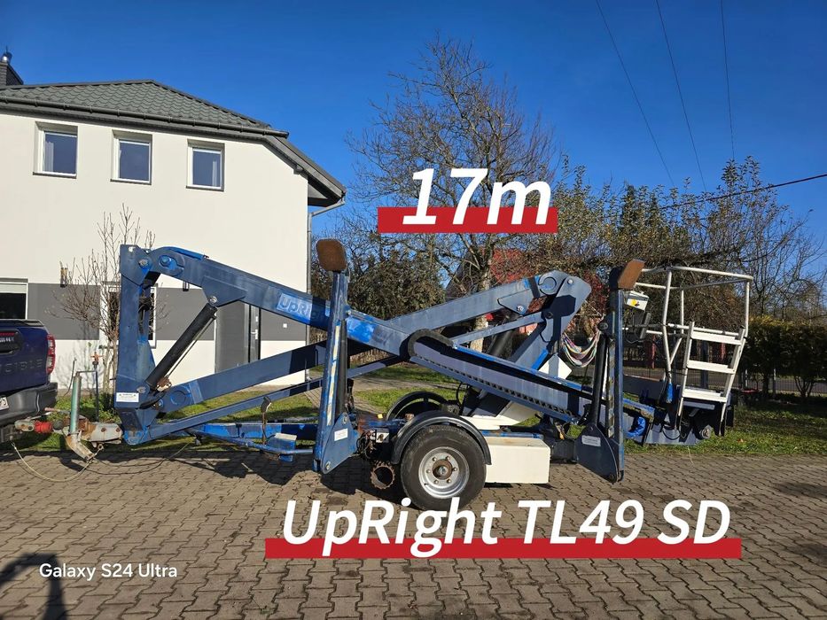 UpRight TL49  nifty zwyzka podnośnik koszowy 16 metrów  Niftty wumag zwyzka podnośnik koszowy genie Haulotte 17m samojezdna