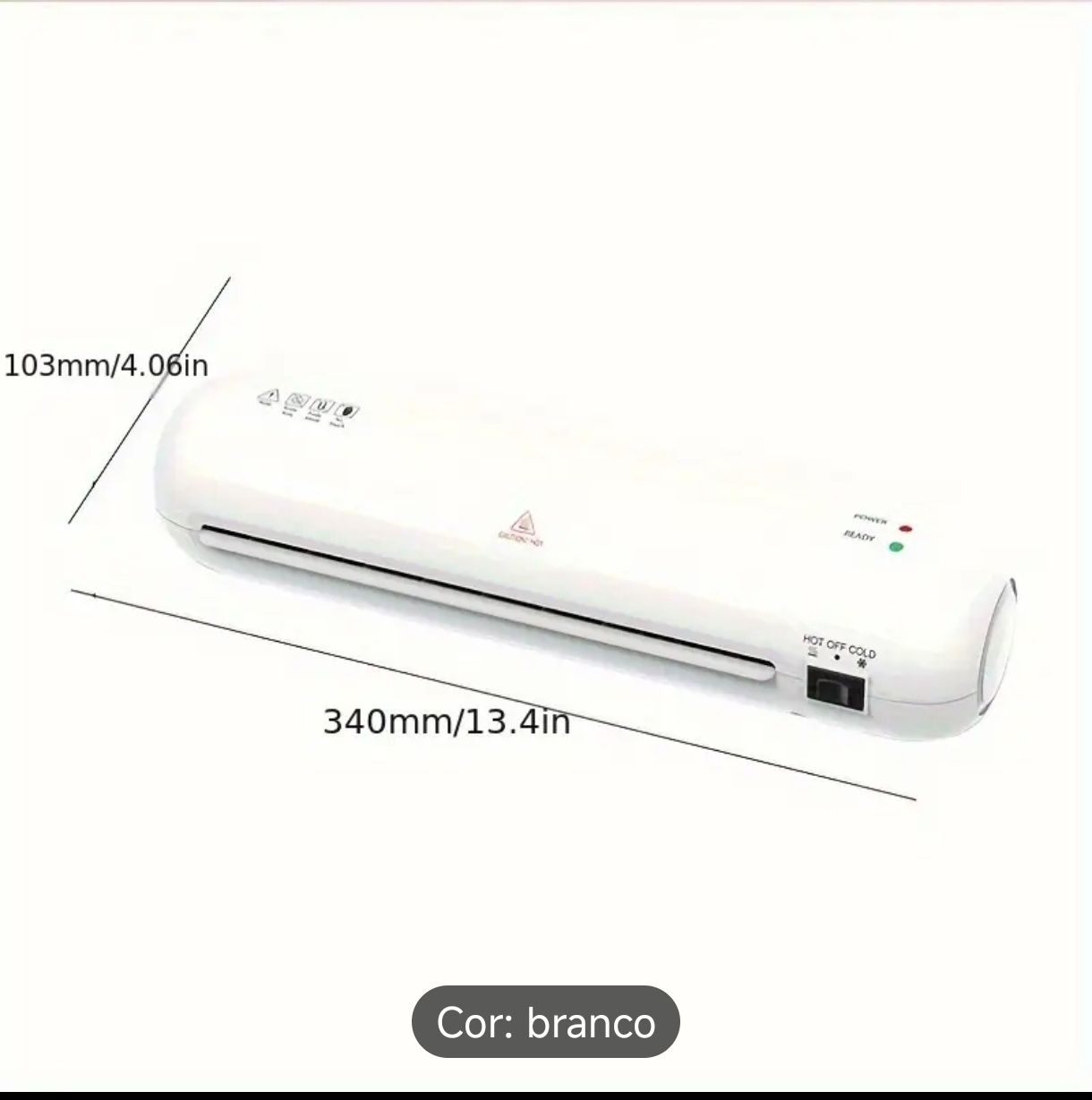 Máquina compacta de plastificação