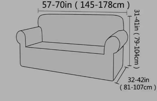 Nowy elastyczny pokrowiec/narzuta/ochraniacz/ sofa/ 145-180cm !7098!