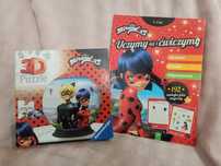 Puzzle 3d Ravensburger Miraculous biedronka i czarny kot kotek ćwiczen