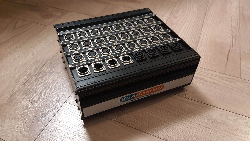 Stagebox skrzynka vandamme xlr neutrik