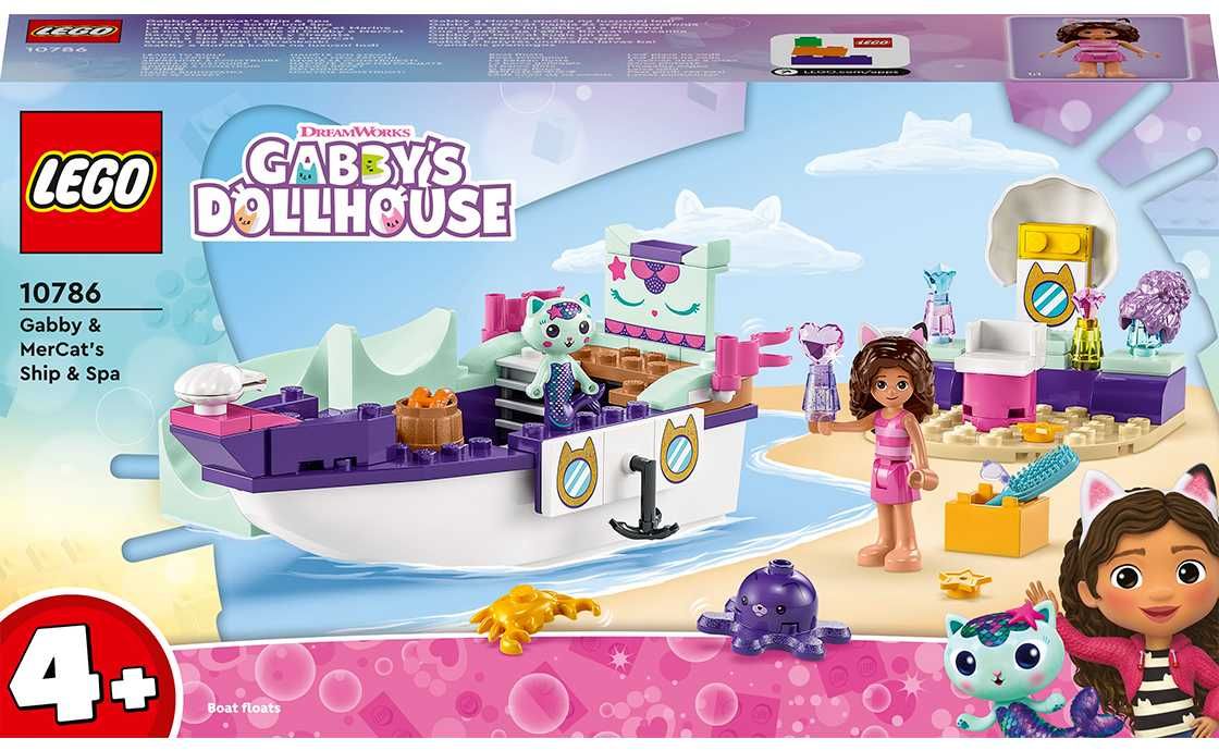 Lego Gabby´s Dollhouse 10786 Спа-корабль Габби и МерКэта. В наличии