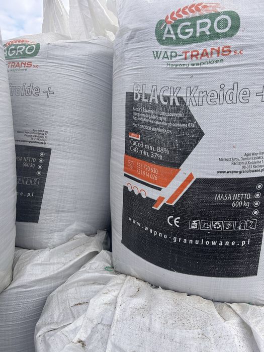 Czarna kreda, wapno z humusem