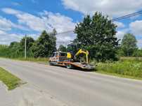 usługi minikoparką, koparko-ładowarką, transport HDS, wywrotką 6x4