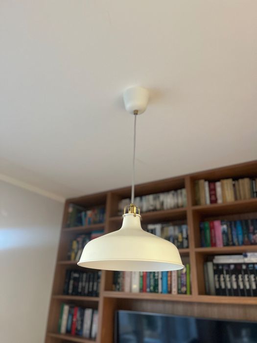 2x Lampa wisząca IKEA RANARP – kremowa, stan idealny