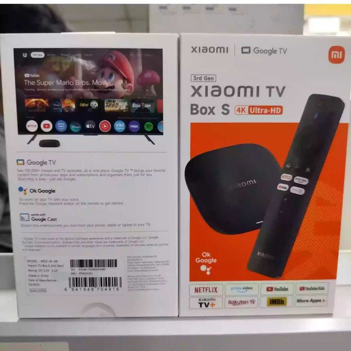 Xiaomi TV Box S (3nd Gen), 4K (ENVIO GRATUITO)