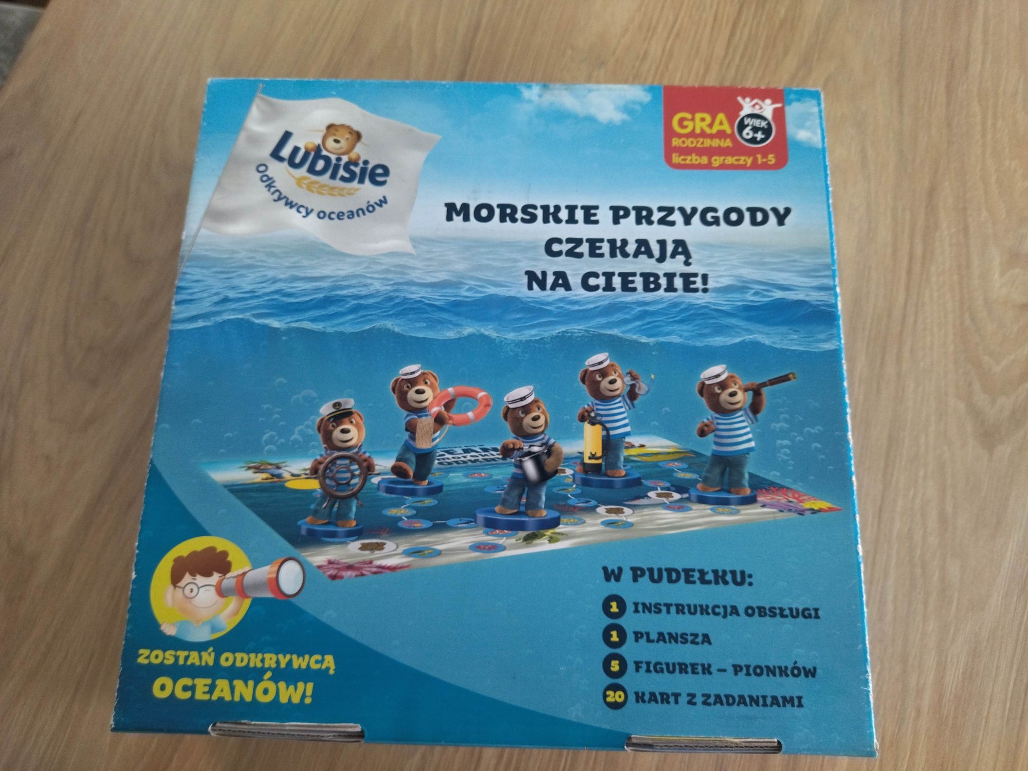 Gra planszowa dla dzieci 6+ Lubisie Odkrywcy Oceanów