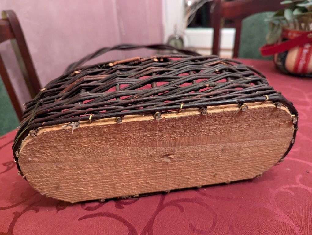 Koszyk z brzozowych witek hand made