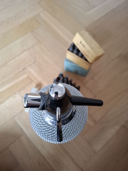 syfon Merkuria vintage PRL i naboje