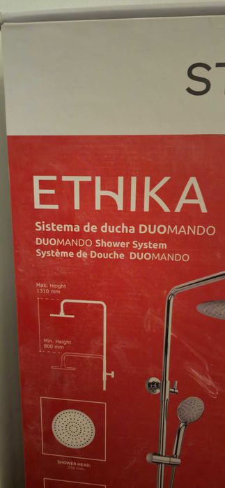 Sistema de duche duo