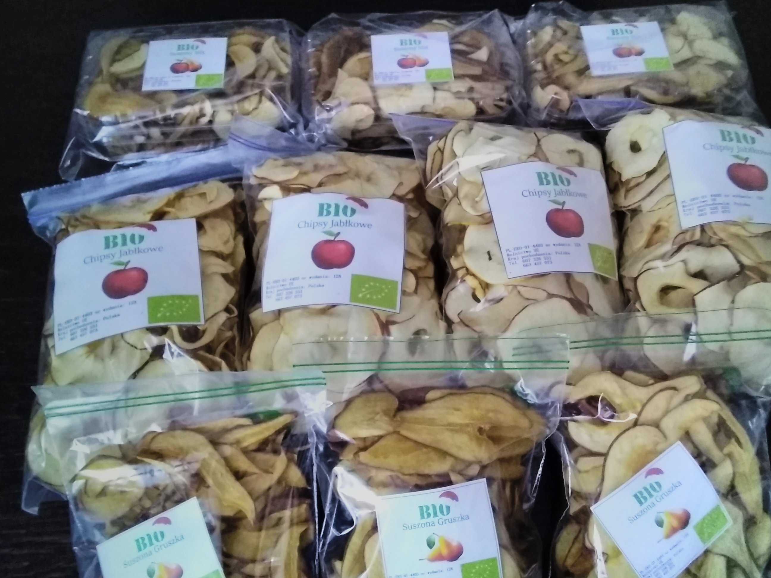 Chipsy jabłkowe BIO
