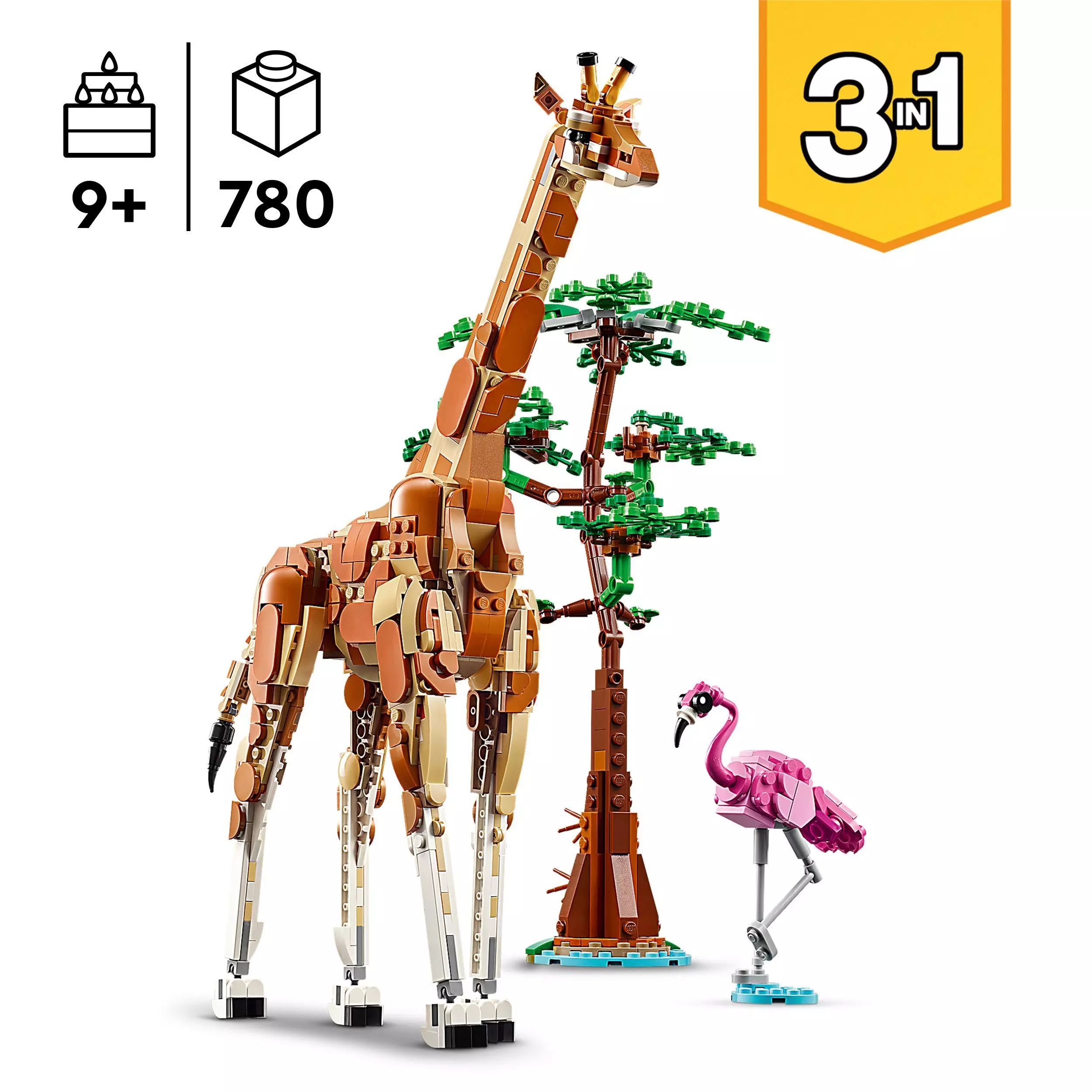LEGO Creator 3 w 1 Dzikie zwierzęta z safari 31150