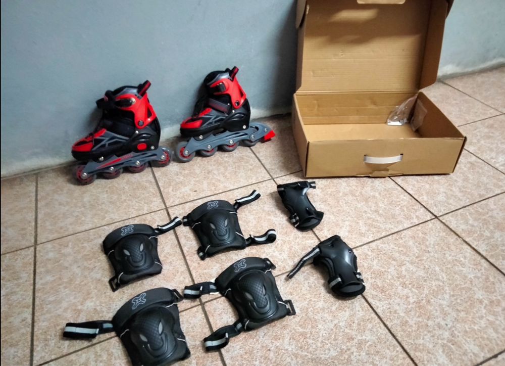 Patins em linhas com proteções *Urgente*
