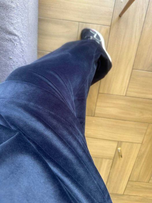 Тканина плюш синій розпродаж