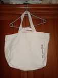 Torba shopper materiałowa massimo dutti podwójne rączki