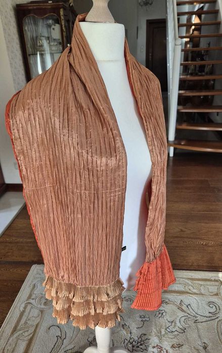 Szal szalik ozdobny dwustronny