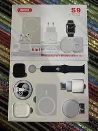 kit smartwatch , fones e carregador