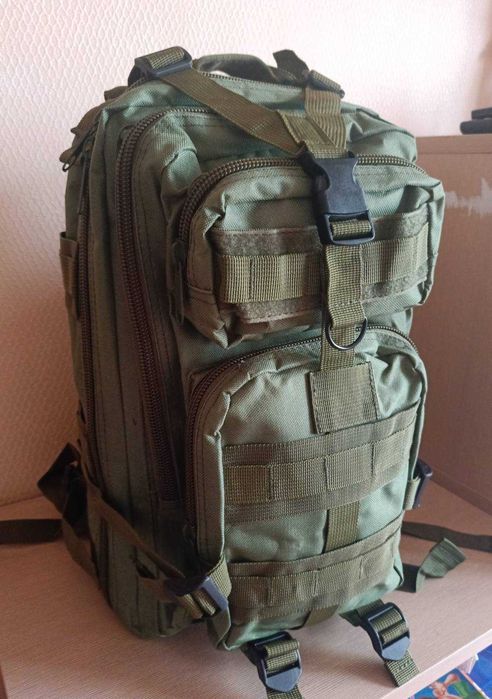 Похідний рюкзак олива маленький