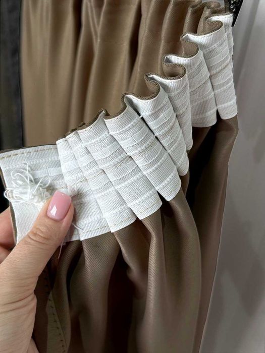 Комплект штор Aldo, горіховий №9 2шт., Штори блекаут