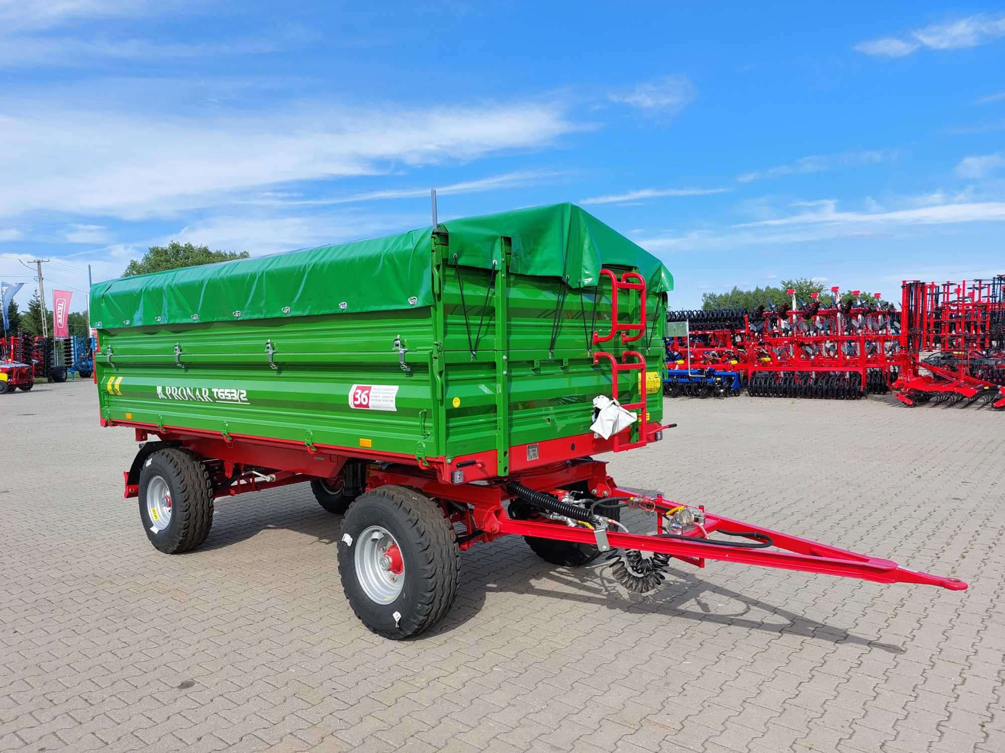 Przyczepa Dwuosiowa Paletowa METAL-FACH 5t 6t T940/2 Pronar 4.9m LONG