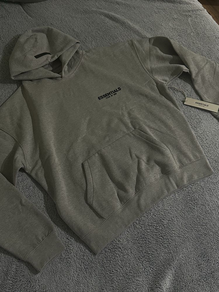 Bluza Fear Of God essentials Dark Oatmeal hoodie
