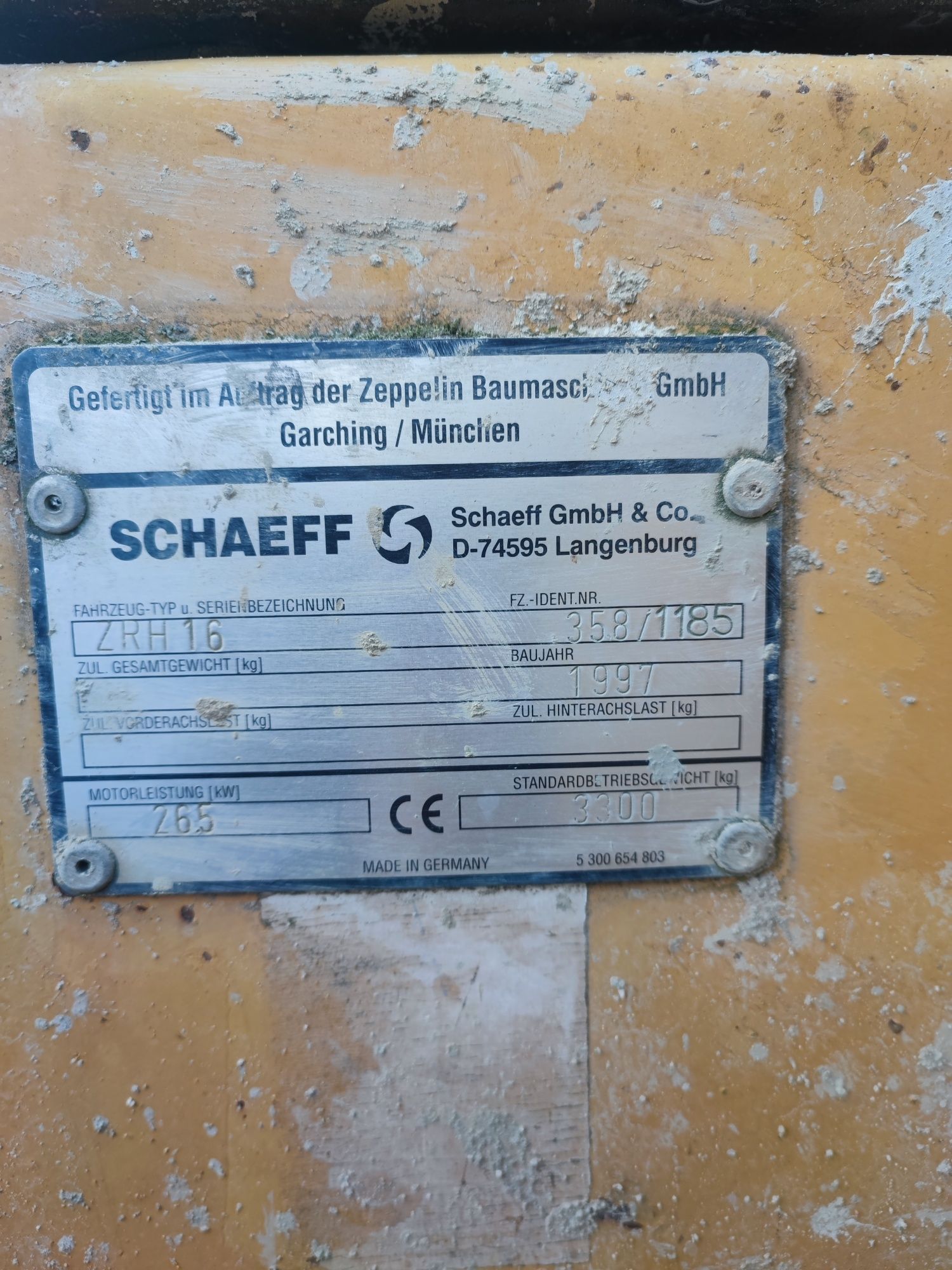 Minikoparka Zeppelin zrh16 schaeff kubota 3.5tony