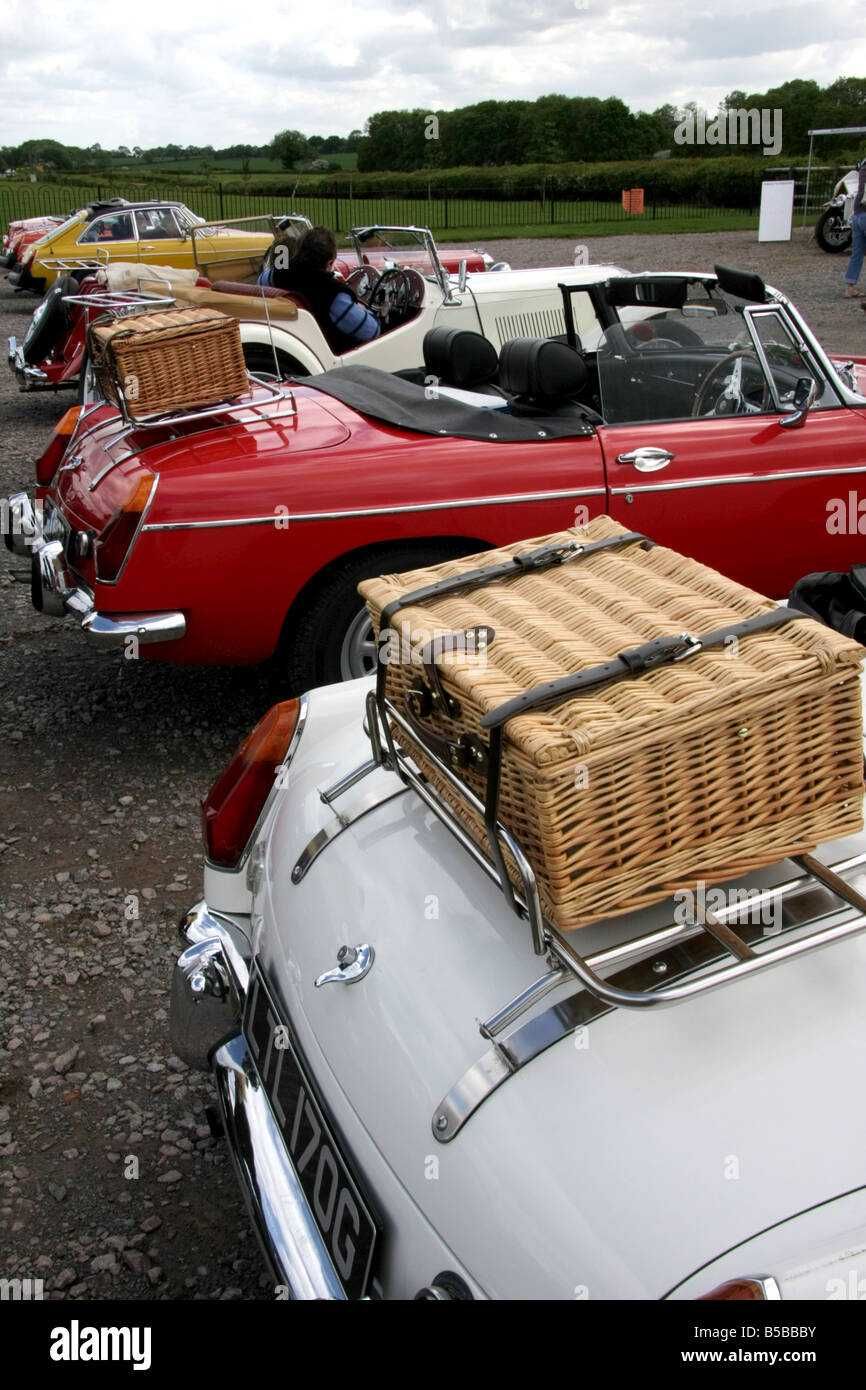 Lancheira piquenique vime carros clássicos