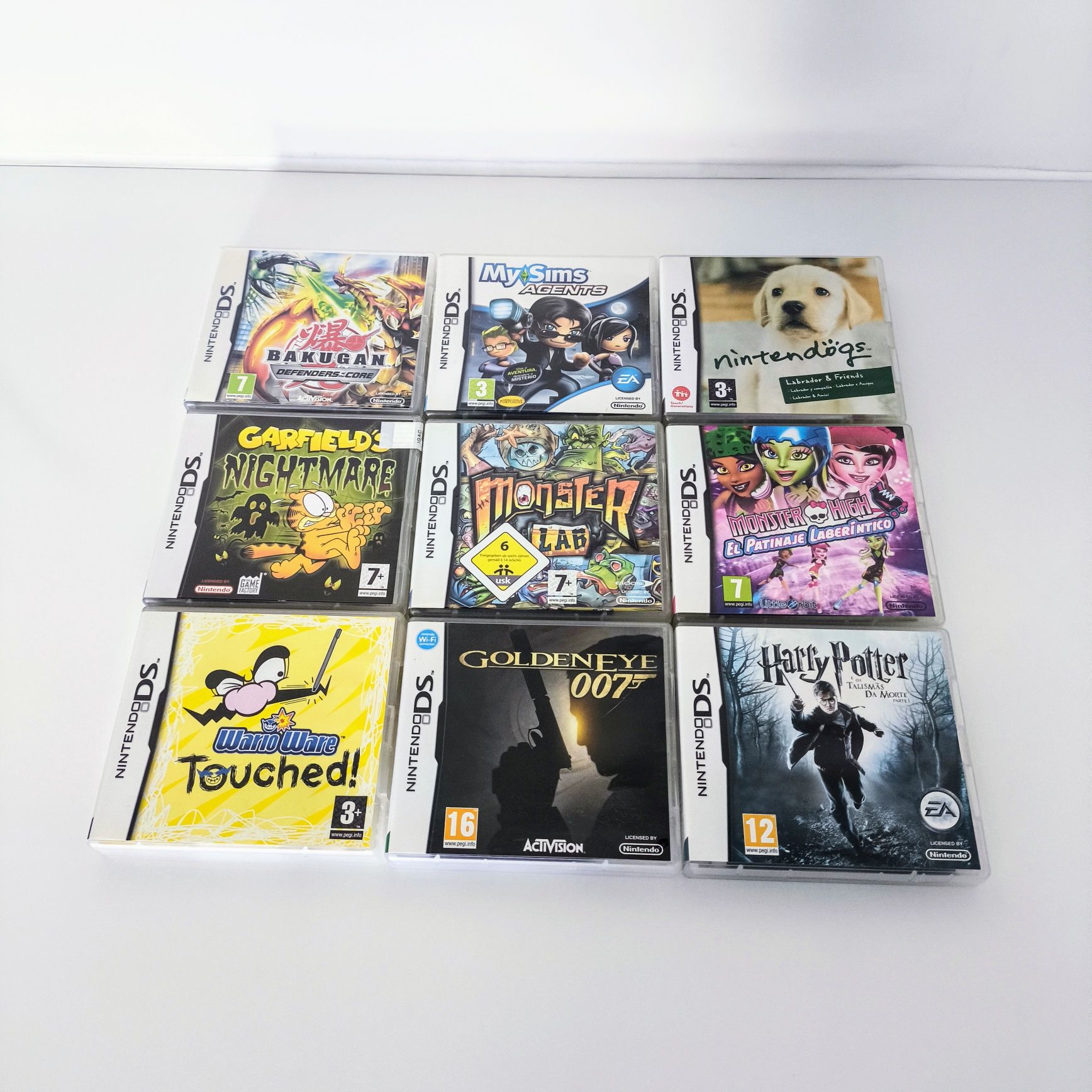 65 Jogos Nintendo 3DS / DS / Switch + Acessórios