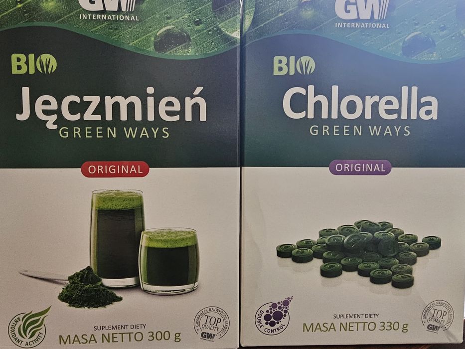 BIO Zielony Młody Jęczmień I Chlorella Green Ways GW
