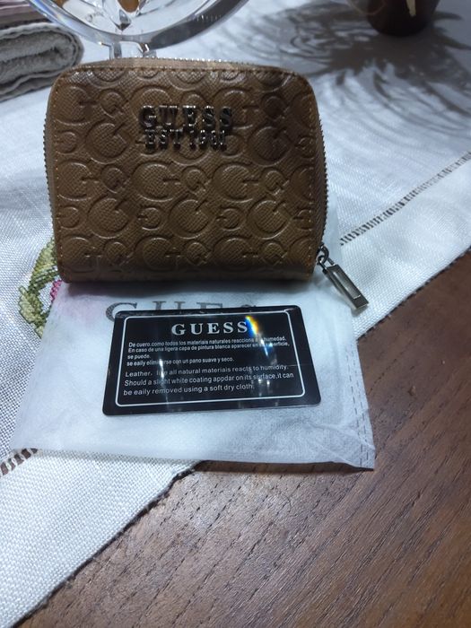 Porta moedas porta e cartões Guess Camel