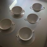 Almoçadeiras de Porcelana, Brancas