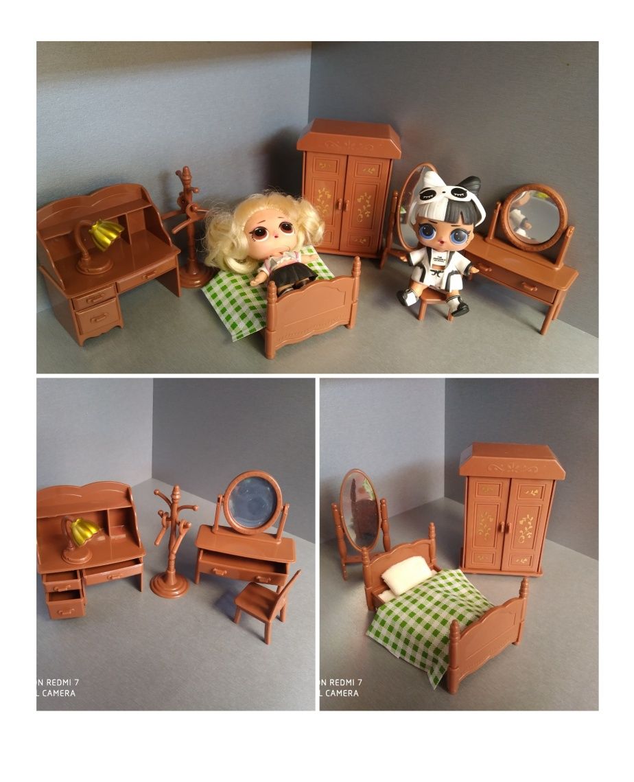 Меблі для ляльок  ЛОЛ ( Мебель для кукол LOL) Барби,  Флоксових животн