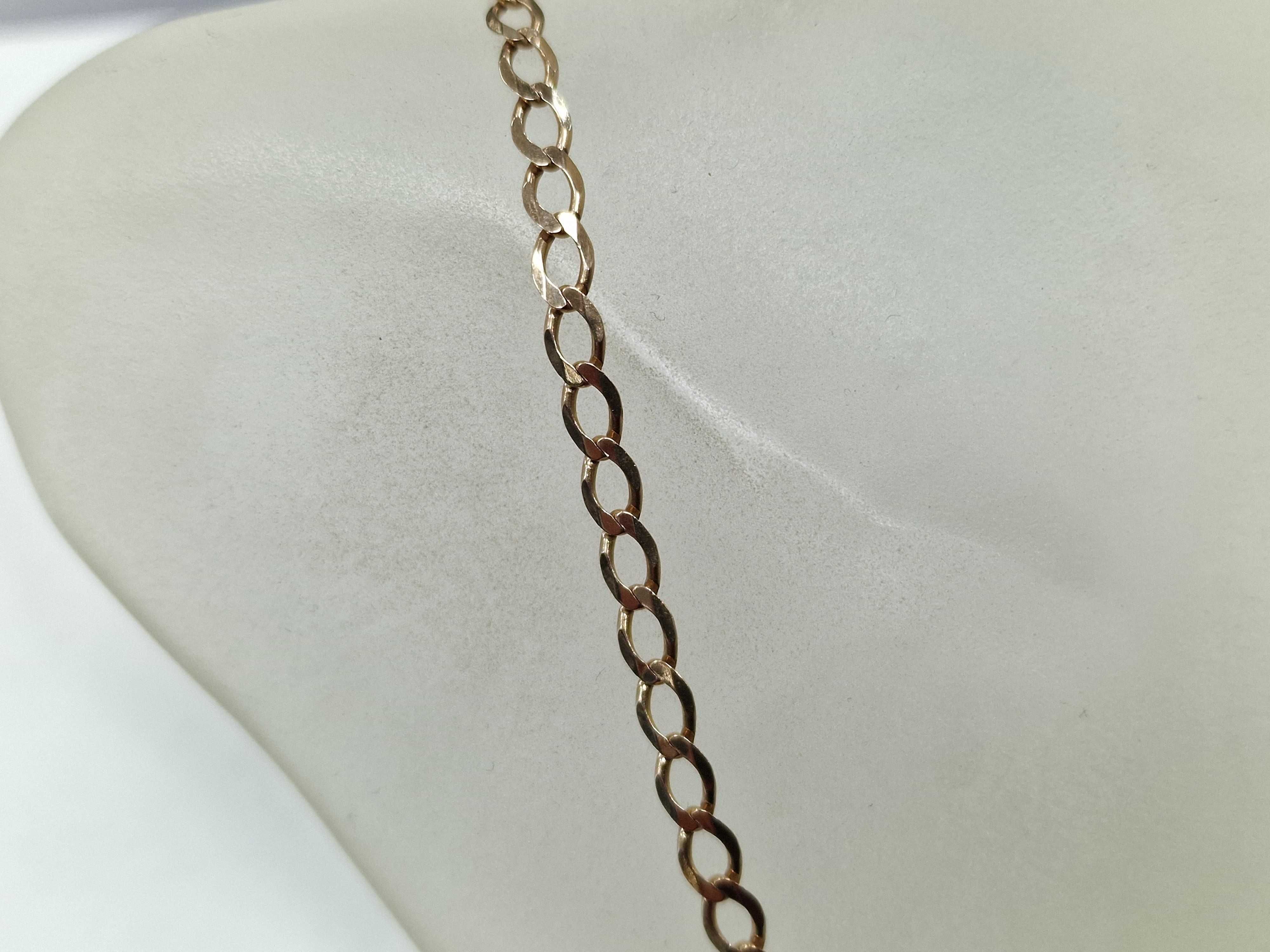 Złoty łańcuszek męski/ 333/ 8.05 gram/ 55cm/ Pancerka
