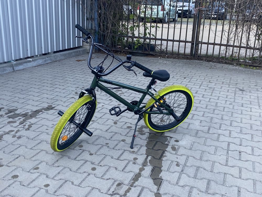 Bmx zielony z kołami 20